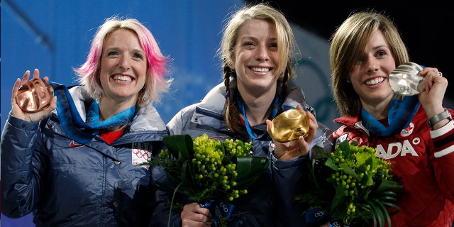 Shannon Bahrke won with rosey locks in 2010.