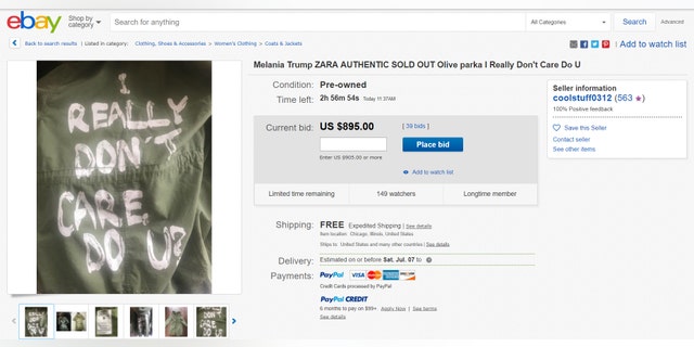Both sellers report that they bought the jacket in Zara stores a few years ago.