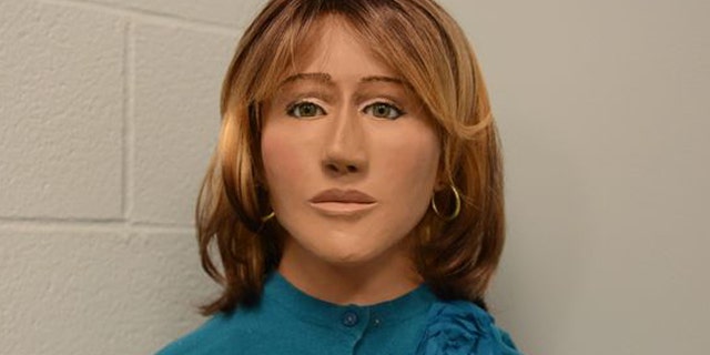 Police found the decaying remains of a dead woman in a secluded area in 1973. This is a reconstruction of how she may have looked.