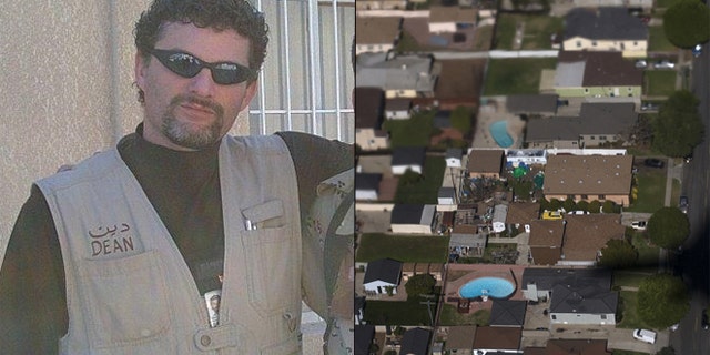 At left, Ethan Dean, who ran into problems trying to rent his Minnesota home; at right, homes in Los Angeles. (Institute for Justice/Reuters)
