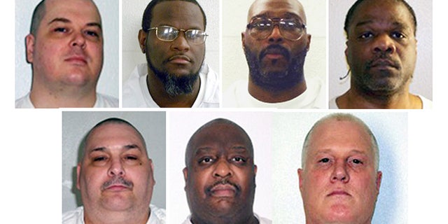 From the left to the right, upper row Jason F. McGehee, Kenneth Williams, Stacey E. Johnson and Ledell Lee. Bottom row Jack Harold Jones Jr, Marcel Williams and Don William Davis.
