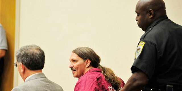 July 24, 2012: Gary Haugen appears in court to contest his Nov. 22 reprieve from Gov. John Kitzhaber of his death warrant during a hearing at the Marion County Courthouse in Salem, Ore.