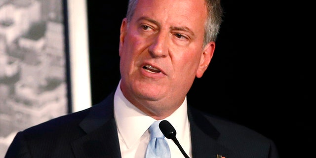 New York City Mayor Bill de Blasio believes knife attacks are due to increased gun control.