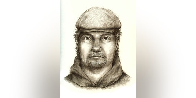 A composite sketch of a suspect in the murders of two teenage girls in Indiana. (Indiana State Police)