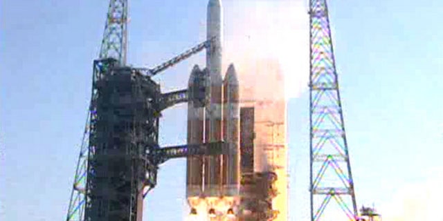 June 29, 2012: A ULA Delta 4 Heavy Rocket launches the NROL-15 spy satellite from Cape Canaveral, Fla.