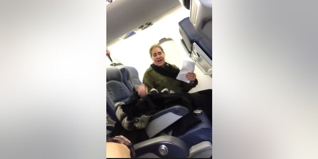 Rundell filmed the woman telling the flight attendant that she "may not have a job tomorrow."