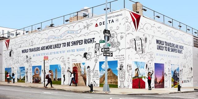 Delta is helping New Yorkers fake their profile photos.