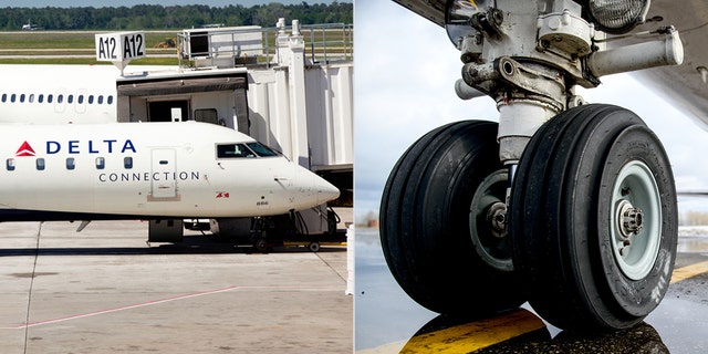 A Delta Connection flight operated by ExpressJet reported a problem "with one of the aircraft's wheels," a spokesperson confirmed.