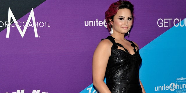 Demi Lovato on February 27, 2014 in Los Angeles, California.