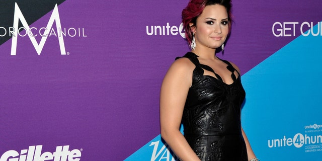 Demi Lovato on February 27, 2014 in Los Angeles, California.