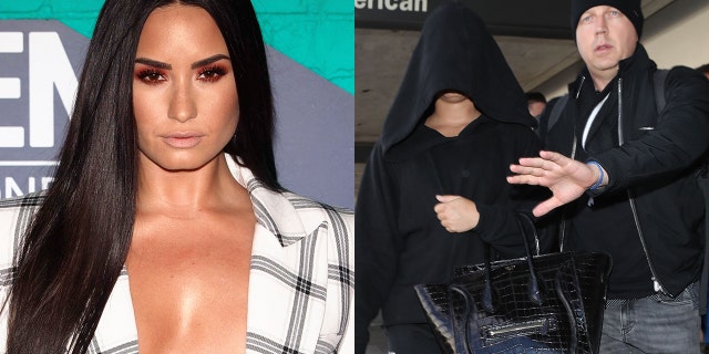 Demi Lovato came under fire for a prank she played on her bodyguard Max, left.