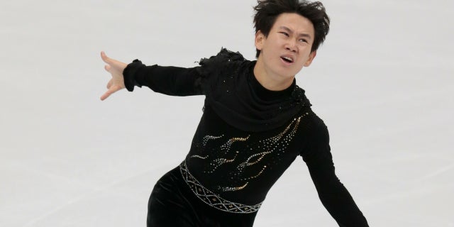 Denis Ten won the bronze medal at the 2014 Olympics in Sochi, Russia.