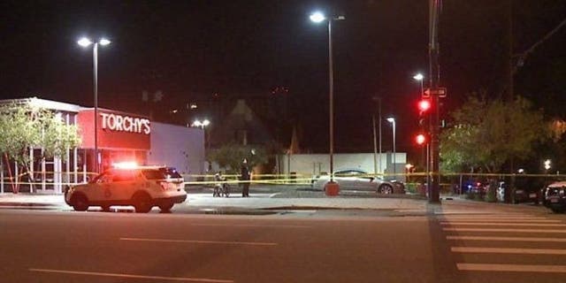 The scene of the May 2017 attack in Denver.