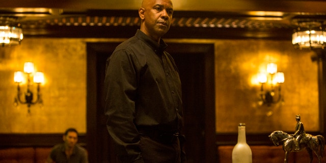 Denzel Washington appears in a scene from the film "The Equalizer."