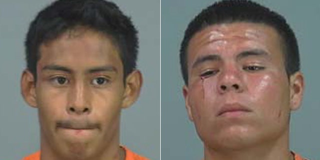 Daniel Jupa-Fino, 21, of Sonora, Mexico, left, was arrested late Tuesday, hours after Felipe Gonzalez-Tempura, 19, also of Mexico, was stopped for a traffic violation by a Pinal County Sheriff’s Office deputy. Jupa-Fino had been deported 11 times prior to his latest arrest. (Courtesy: Pinal County Sheriff's Office)