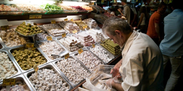 Turkish Delight for sale in Istanbul
