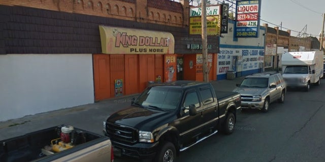 The liquor store in Detroit.