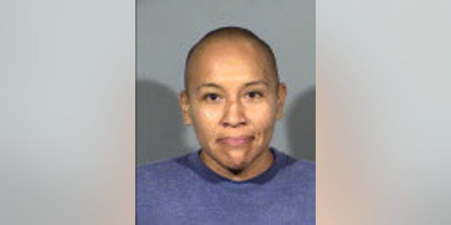 Christina Deswood, 37, was charged in connection with damage to vehicles in Las Vegas, authorities said.