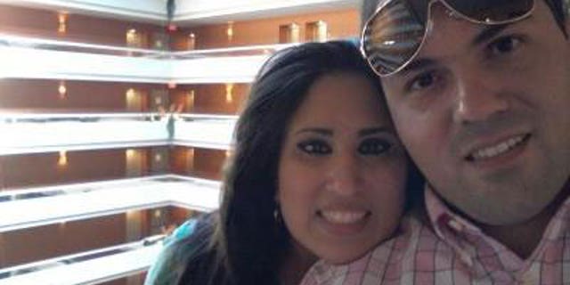 Nagameh Adedini, seen here with her husband in undated photo, is hoping to make her case to the president.