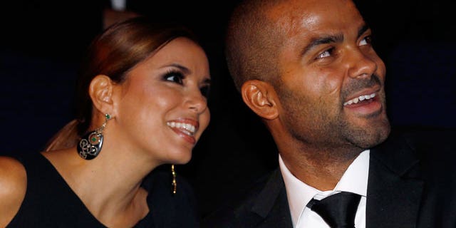 Eva Longoria and her ex-husband Tony Parker. (AP)