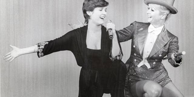 An image from the HBO documentary "Bright Lights: Starring Carrie Fisher and Debbie Reynolds" premiering Saturday, January 7 at 8pm.