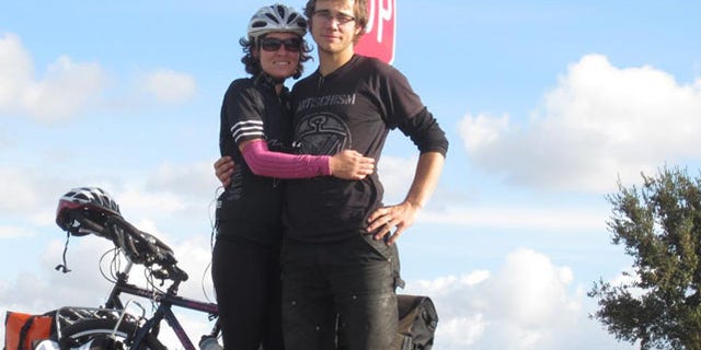 This photo, provided by a family member, shows Jamie Neal and Garrett Hand.
