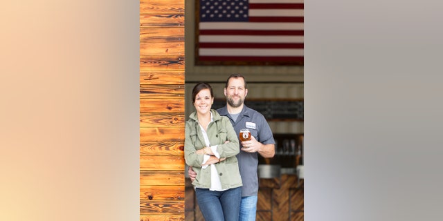 Service Brewing Co.'s Kevin Ryan and Meredith Sutton.