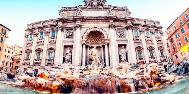 Trevi Fountain (Fontana di Trevi). Rome - Italy.