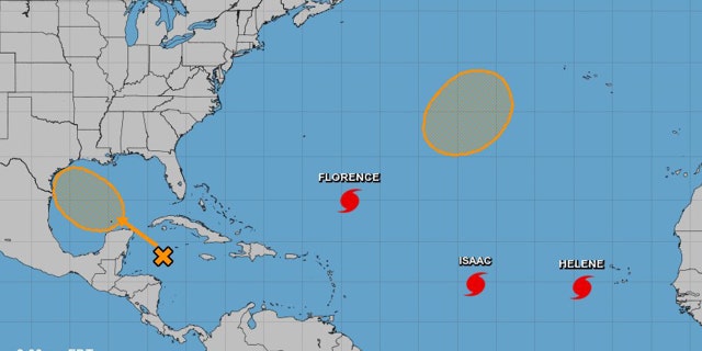 Three hurricanes -- Florence, Isaac and Helene -- are churning across the Atlantic.