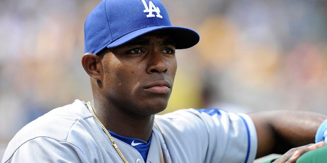 Dodgers Puig Arrested Baseball