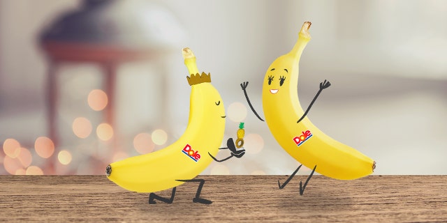The first of Dole's "congratulatory banana memes" hit social media on Monday night.