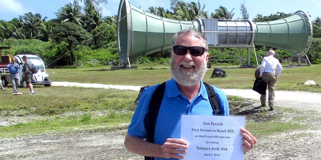 Parrish has become one of 23 people to have travelled to the 325 countries on the Travelers’ Century Club’s list. He has been to all 193 United Nations countries and more than 1,000 places on the Nomad Mania list.
