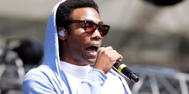 Donald McKinley Glover, also known as Childish Gambino, performs at the 2012 Wango Tango concert at the Home Depot Center in Carson, California May 12, 2012.