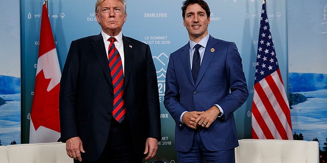 President Trump and Canadian PM Justin Trudeau have had an uncomfortable relationship at times.