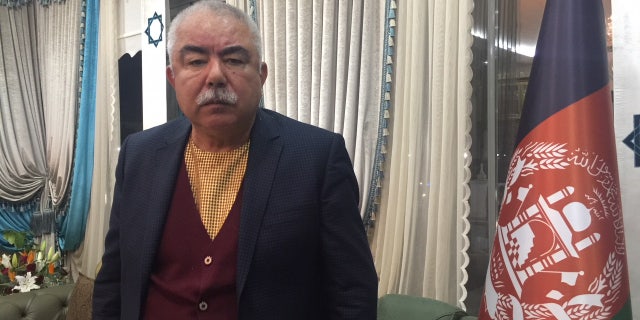 General Abdul Rashid Dostum, from his Ankara home, in exile from Afghanistan