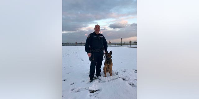 Michael Colangelo, 31, was an NYPD canine officer and got married on Sunday before the fatal car crash.