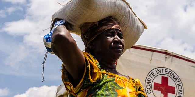 The price of cassava flour – a staple of the Congolese diet – had doubled in a matter of weeks in Luntukulu, the village where most of the displaced people from the Busolo area were staying.