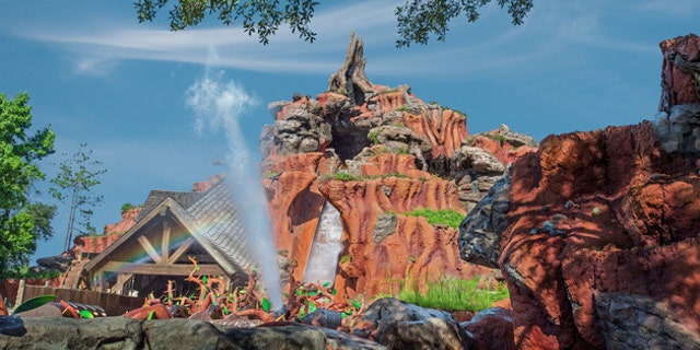 Disney's Splash Mountain located in Magic Kingdom in Walt Disney World in Orlando.