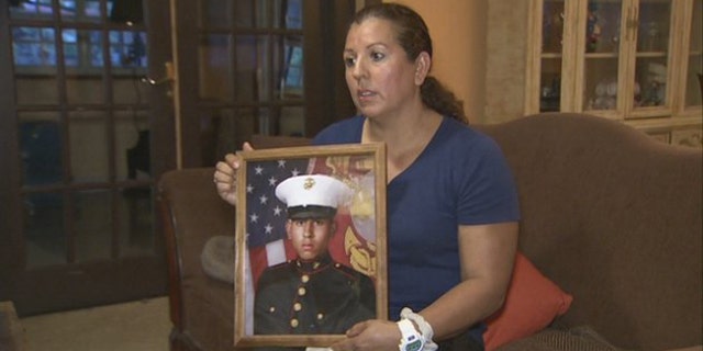 Rossana Lucas says she answered her cell phone because she had not heard from her Marine son in months.