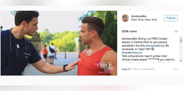 Instagram S Hottest Doctor Promotes Breast Exams In Viral Clip Fox News