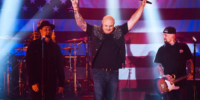 Dr. Phil performed on stage with Good Charlotte.