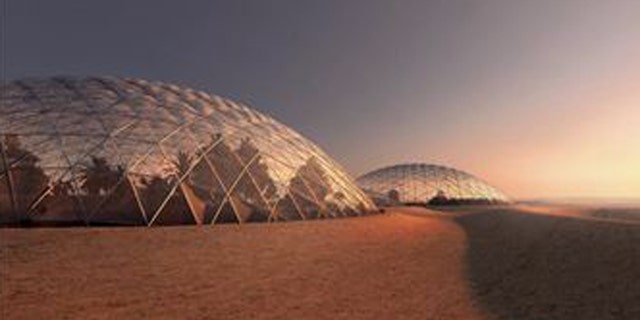 An illustration of Dubai's planned "space simulation city" (Government of Dubai media office)
