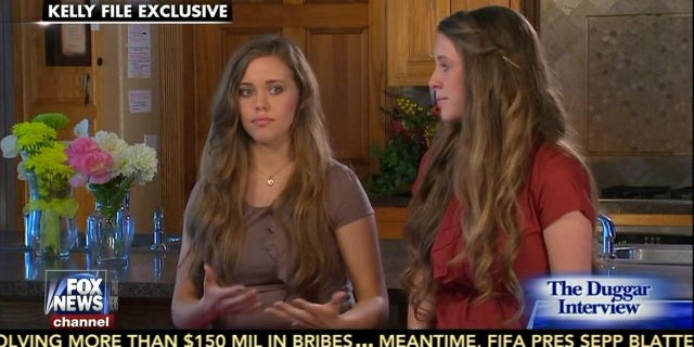 Jill and Jessa Duggar on 'The Kelly File."