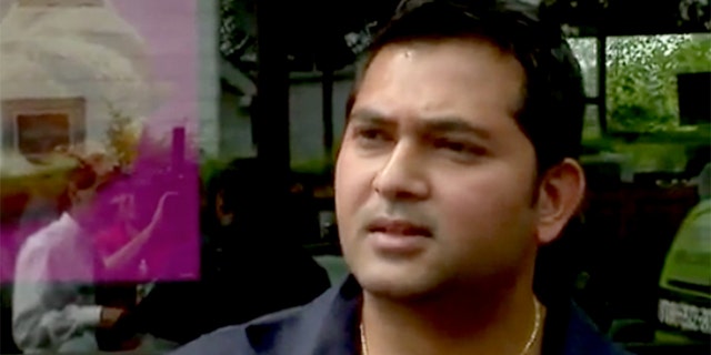 Paul Patel, the co-owner of the Dunkin' Donuts, says Brown's remarks were no laughing matter.