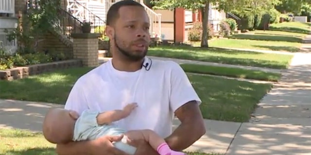 Tay Brown, who says he was only joking when he made the comment, has claimed he tried to reach the officer and apologize.