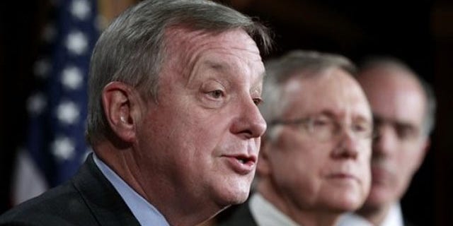 Sen. Dick Durbin, D-Ill., compared the more than 2,300 migrant children separated from their parents after crossing illegally into the United States to the boys’ soccer team currently trapped in a cave in northern Thailand.