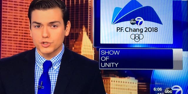An ABC affiliate in Chicago aired a graphic that mixed up Pyeongchang with P.F. Chang's.