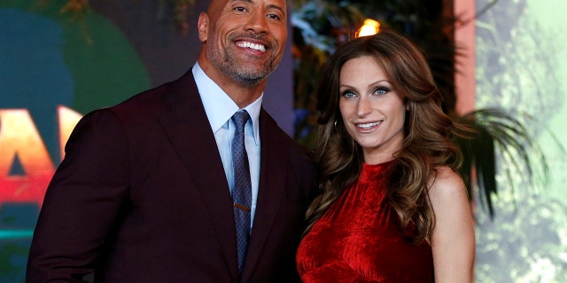 dwayne johnson lauren hashian reuters