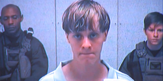 Dylann Roof appears via video before a judge in Charleston, S.C., on Friday, June 19, 2015.