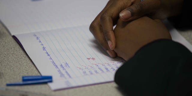 BRISTOL, UNITED KINGDOM - FEBRUARY 26: Pupils take part in a Spanish lesson at the Ridings Federation Winterbourne International Academy in Winterbourne near Bristol on February 26, 2015 in South Gloucestershire, England. Education, along with National Health Service and the economy are likely to be key election issues in the forthcoming general election in May. (Photo by Matt Cardy/Getty Images)